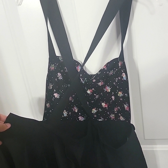 NWOT Modcloth Overalls Pleated Dress - Size 2x - Picture 2 of 6